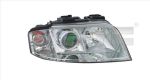 TYC 20-0405-05-2 основная фара на AUDI A6 Avant (4B5, C5)