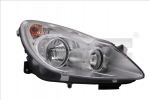 TYC 20-1154-00-21 основная фара на OPEL CORSA D