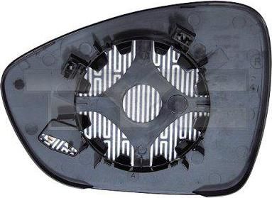 TYC 305-0156-1 зеркальное стекло, наружное зеркало на PEUGEOT 508