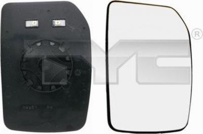 TYC 310-0087-1 зеркальное стекло, наружное зеркало на FORD TRANSIT c бортовой платформой/ходовая часть (E_ _)