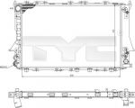 TYC 702-0029-R радиатор, охлаждение двигателя на AUDI 100 (4A, C4)