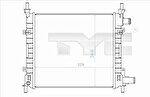 TYC 710-0043 радиатор, охлаждение двигателя на FORD KA (RB_)