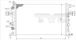TYC 725-0006 радиатор, охлаждение двигателя на OPEL ASTRA G универсал (F35_)