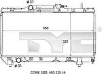 TYC 736-0097 радиатор, охлаждение двигателя на TOYOTA CARINA E седан (_T19_)