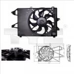 TYC 810-0009 вентилятор, охлаждение двигателя на FORD MONDEO III седан (B4Y)