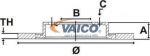 VAICO V20-80015 тормозной диск на 5 (E12)