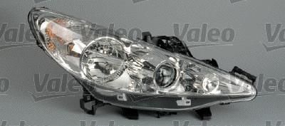 Valeo 043244 основная фара на PEUGEOT 207 (WA_, WC_)