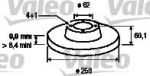 Valeo 186117 тормозной диск на 3 (E30)