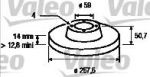 Valeo 186147 тормозной диск на FIAT CROMA (154)