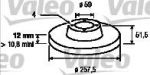 Valeo 186150 тормозной диск на FIAT CROMA (154)