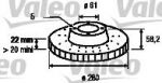 Valeo 186224 тормозной диск на RENAULT 25 (B29_)