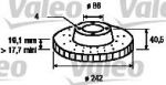Valeo 186441 тормозной диск на HYUNDAI ACCENT I (X-3)
