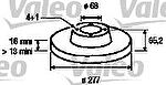 Valeo 186520 тормозной диск на VW TRANSPORTER III автобус