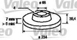 Valeo 186654 тормозной диск на NISSAN 100 NX (B13)