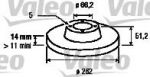 Valeo 186687 тормозной диск на LAND ROVER FREELANDER Soft Top (LN_)