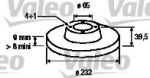 Valeo 186729 тормозной диск на VW POLO CLASSIC (6KV2)