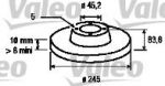Valeo 186773 тормозной диск на AUDI A4 Avant (8D5, B5)