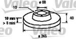 Valeo 186807 тормозной диск на AUDI 80 (8C, B4)