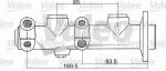 Valeo 350710 главный тормозной цилиндр на RENAULT SUPER 5 (B/C40_)