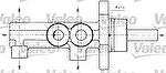 Valeo 402272 главный тормозной цилиндр на OPEL VECTRA B универсал (31_)