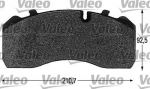 Valeo 541675 комплект тормозных колодок, дисковый тормоз на MERCEDES-BENZ ATEGO