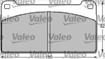 Valeo 541708 комплект тормозных колодок, дисковый тормоз на MERCEDES-BENZ UNIMOG