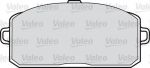 Valeo 551504 комплект тормозных колодок, дисковый тормоз на TOYOTA STARLET универсал (KP6_)