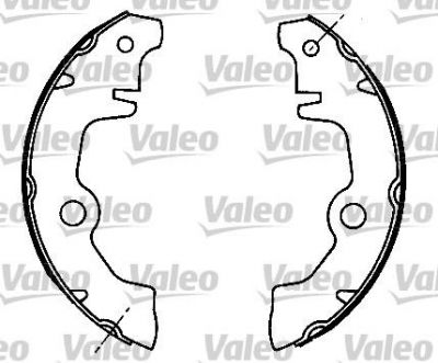 Valeo 553612 комплект тормозных колодок на RENAULT 5 (122_)