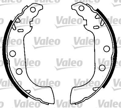 Valeo 553673 комплект тормозных колодок на PEUGEOT 405 I (15B)