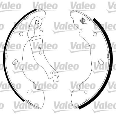 Valeo 553902 комплект тормозных колодок на FORD TRANSIT c бортовой платформой/ходовая часть