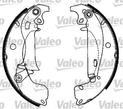 Valeo 554560 комплект тормозных колодок на RENAULT TRAFIC фургон (TXX)
