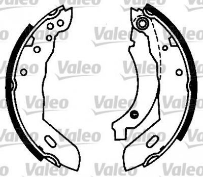 Valeo 554673 комплект тормозных колодок на PEUGEOT 306 кабрио (7D, N3, N5)