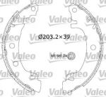 Valeo 554757 комплект тормозных колодок на RENAULT MEGANE I Cabriolet (EA0/1_)