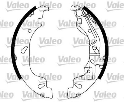 Valeo 554812 комплект тормозных колодок на FIAT PUNTO (188)