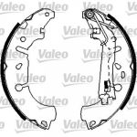 Valeo 554816 комплект тормозных колодок на FIAT PUNTO (199)