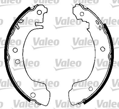 Valeo 562548 комплект тормозных колодок на NISSAN PRIMERA (P10)