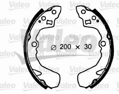 Valeo 562610 комплект тормозных колодок на SUZUKI BALENO (EG)