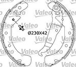 Valeo 562640 комплект тормозных колодок на OPEL ASTRA H (L48)