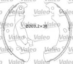 Valeo 562649 комплект тормозных колодок на FIAT MAREA (185)