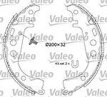 Valeo 562746 комплект тормозных колодок на TOYOTA YARIS (NHP13_, NSP13_, NCP13_, KSP13_, NLP13_)