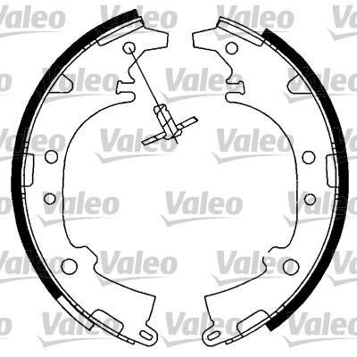 Valeo 562993 комплект тормозных колодок на TOYOTA PICNIC (_XM10)