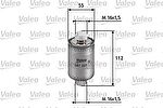 Valeo 587201 топливный фильтр на CHEVROLET SILVERADO 1500