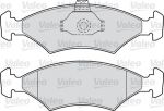 Valeo 598042 комплект тормозных колодок, дисковый тормоз на FORD FIESTA фургон (JV_)