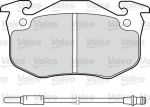 Valeo 598080 комплект тормозных колодок, дисковый тормоз на RENAULT SUPER 5 (B/C40_)