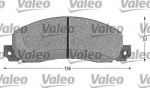VALEO Тормозные колодки RENAULT Trafic 1.4. 1.6 .1.7. 2.0. 2.1 01.83-2000. (598086)