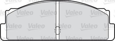 Valeo 598088 комплект тормозных колодок, дисковый тормоз на SEAT 132