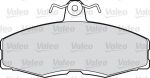 Valeo 598217 комплект тормозных колодок, дисковый тормоз на SKODA FELICIA I Fun (797)