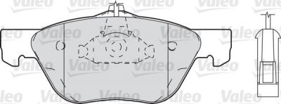 Valeo 598308 комплект тормозных колодок, дисковый тормоз на FIAT MAREA (185)