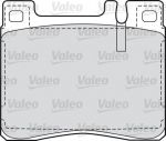 Valeo 598688 комплект тормозных колодок, дисковый тормоз на MERCEDES-BENZ S-CLASS (W140)