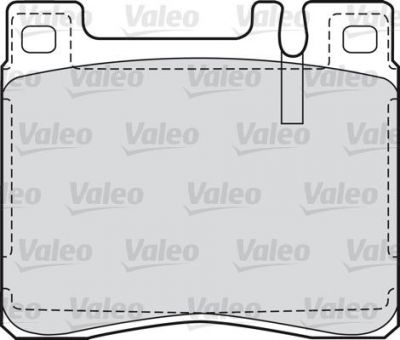 Valeo 598688 комплект тормозных колодок, дисковый тормоз на MERCEDES-BENZ S-CLASS (W140)